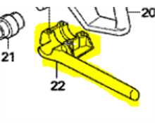 Support poignée de maintien débroussailleuse poignée en d, 53123VJ5003, 53123-VJ5-003