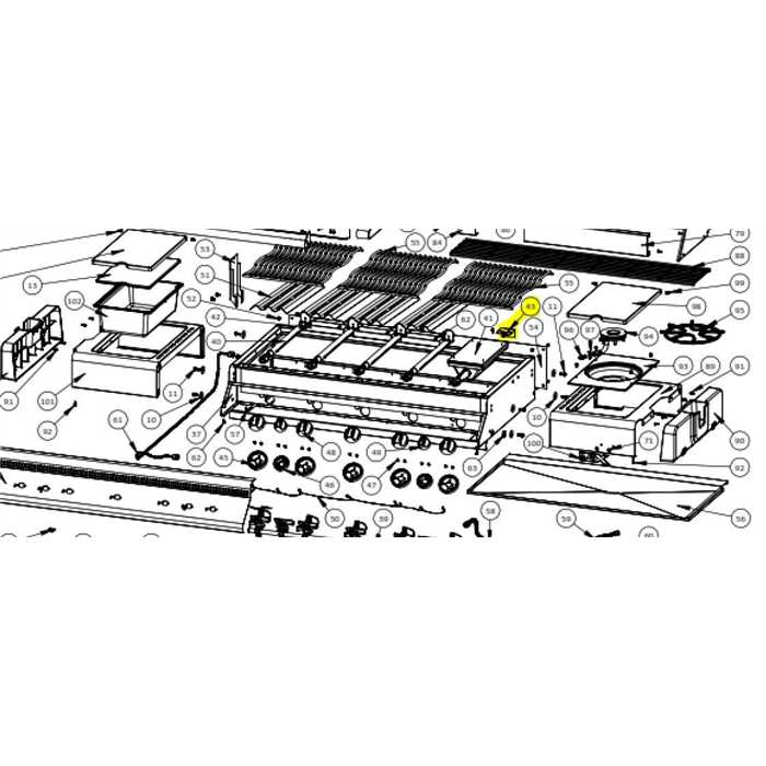 Support Bruleur IR Napoleon Lex730, N0800207M05, N080-0207-M05