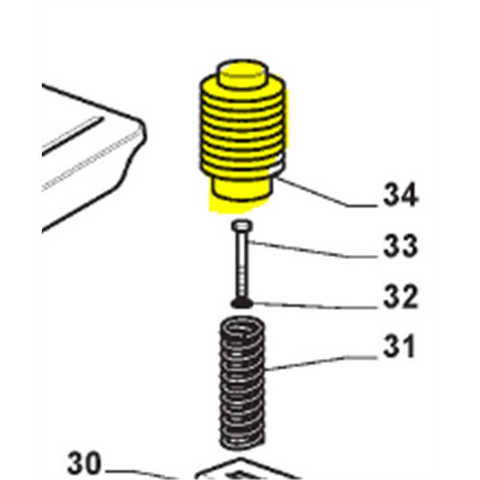 Bouchon ressort siège HONDA-Colombia 84cm, CG25122000H0, 3251220020