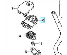 Support de guidon inférieur débroussailleuse honda UMK425, 53139-VL6-P31