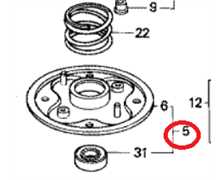 Support de lame HR1950 .., 72600-VA4-010, 72600-VA4-641