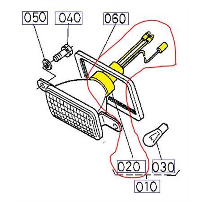 Support ampoule de phare KUBOTA B1200-B1400-B1500-B1600-B4200 soquet phare kubota, 6711155780, 67111-5578-0,  67111-55781,  6711155781