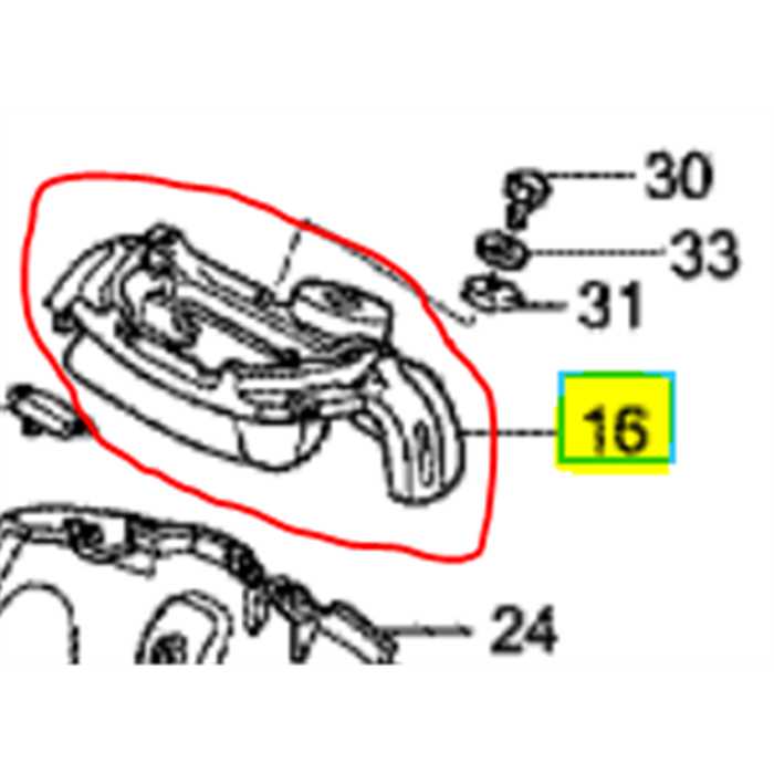 Tableau de bord HONDA HF2315 - HF2417, 80625VK1003, 80625-VK1-003