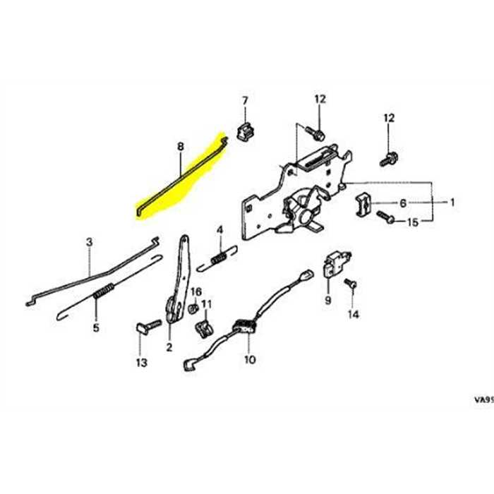 Tige de choke gv100 PLUS PRODUITE, 16674-ZL1-000