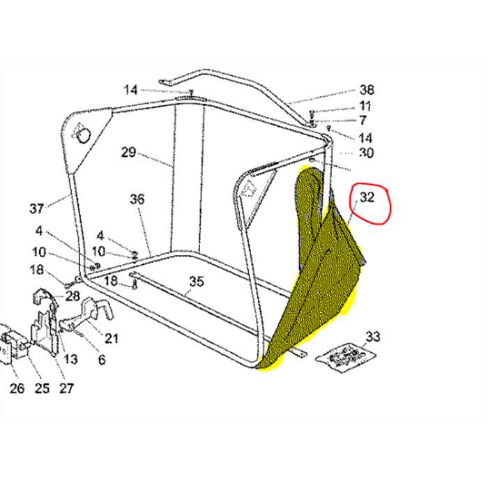 Toile de bac HONDA HF1211, CG84106052H1, CG84106052H2