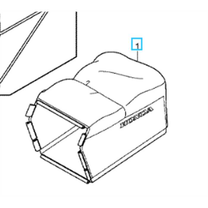 Toile de bac HONDA HRX476, 81320-VK8-J50