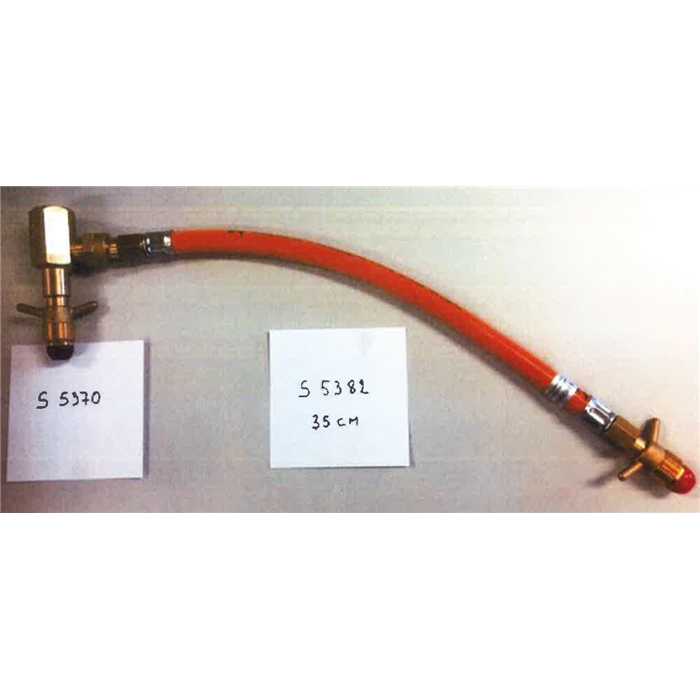 Té pour raccorder 2 bouteilles avec flexible 35cm, GAZ 2BOUT, S5370-ET-S5382