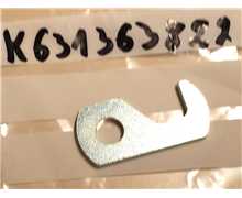 Crochet axe de plaque de debours tondeuse G18-G21-G23, K6313-63822, K631363822