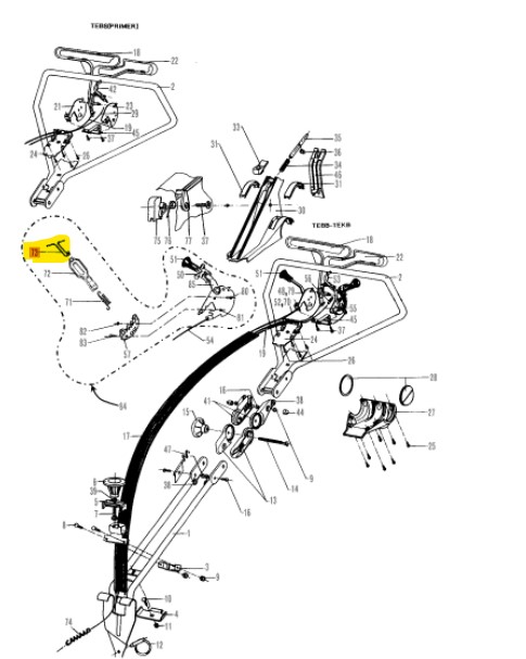 Tringle de commande tekb, 24702, ET24702