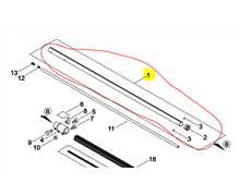 Tube de rallonge élagueuse sur perche ECHO ppt265, C050-000760