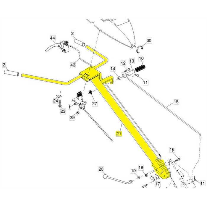 Tube de guidon HUSQVARNA CTR51, 532440884, 5324408.84