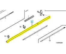 Tube de débroussailleuse HONDA UMK425 nouveau modèle, 40230VL1631, 40230-VL1-631