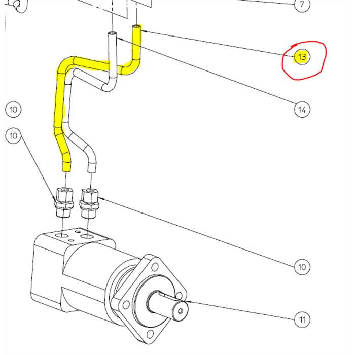 Tuyau hydraulique avant gauche ELIET GZC MPA01162550, MPA01162550