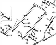 Manche guidon HONDA HRD536 en 1 partie, 53110-VF0-952ZA, 53110VF0952ZB, 53110-VF0-950ZA, 53110VF0953ZB