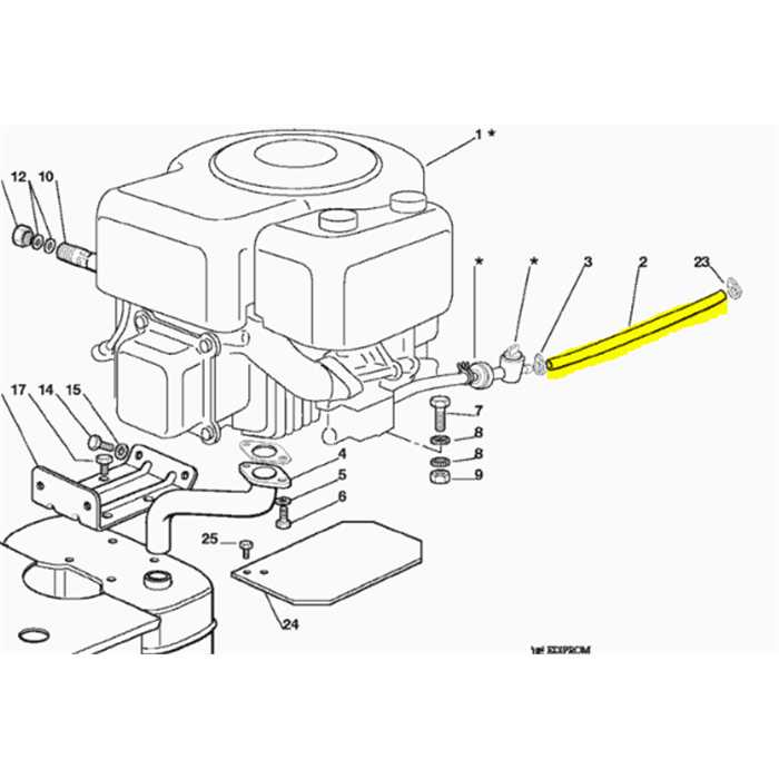 Tuyau essence tracteur HONDA, 25869027/0, 258690270, 80295-Y09-003