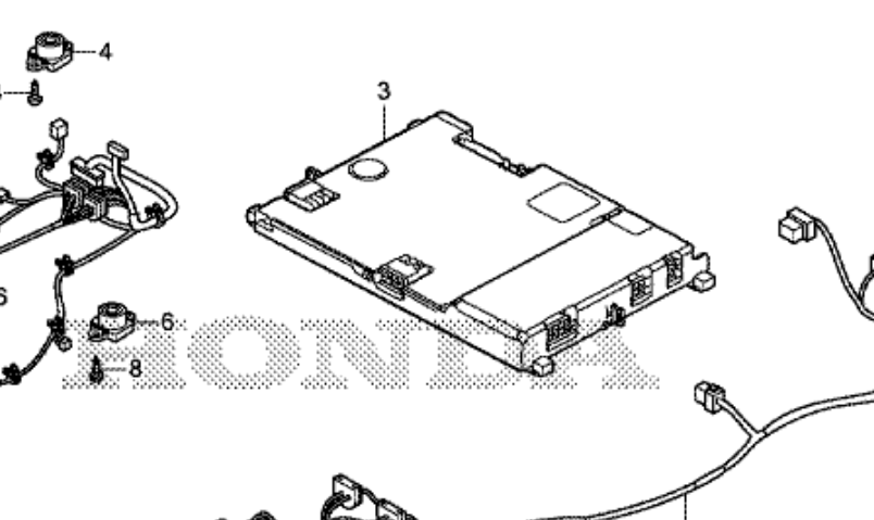 Carte mère tondeuse robot HONDA Miimo 310, 34750-VP7-C22, 34750-VP7-C27, 34750-VP7-C28, 34750-VP7-C29, 34750-VP7-C26