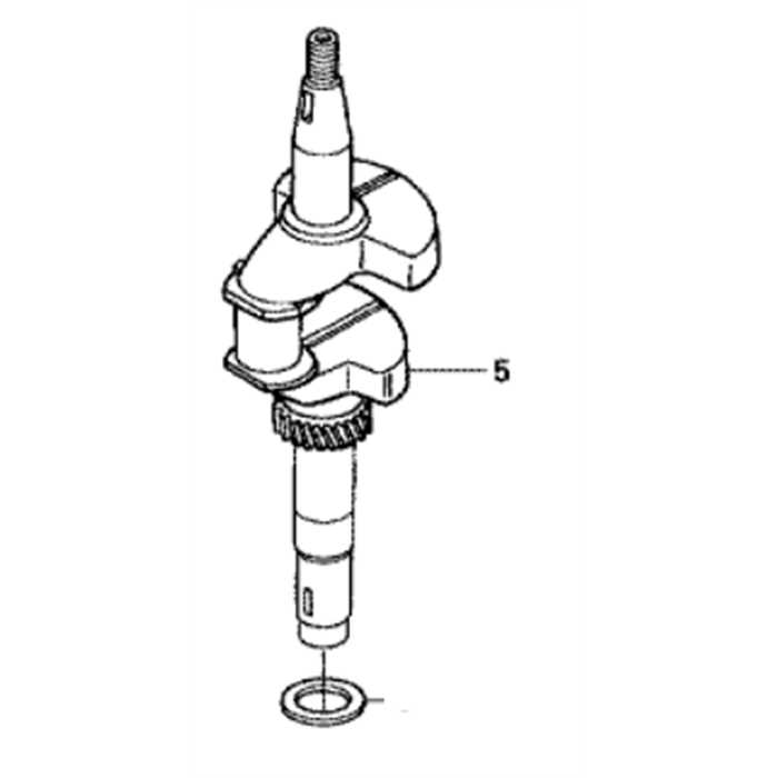 Vilebrequin HONDA GXV160 HRH536, 13310-ZE7-010, 13310-ZE7-771, 13310ZE7770, 13310-ZE7-770