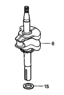 Vilbrequin HRB423, 13310-ZL1-J00