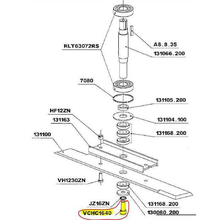 Vis axe de lame Roques et Lecoeur Samson - Recato, RL-VCHC1640, VCHV1640, RL0300021601, 0300021601