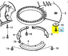 Boulon spécial m6x19 obturateur HRX537, 90101-VH7-000