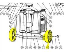 Roue broyeur ELIET NEO NEO2 BW324525000, BW 324 525 000, BW324525000