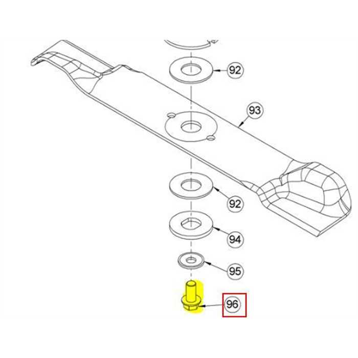 vis de lame as motor as531/2t 4t, E07718, G00009097