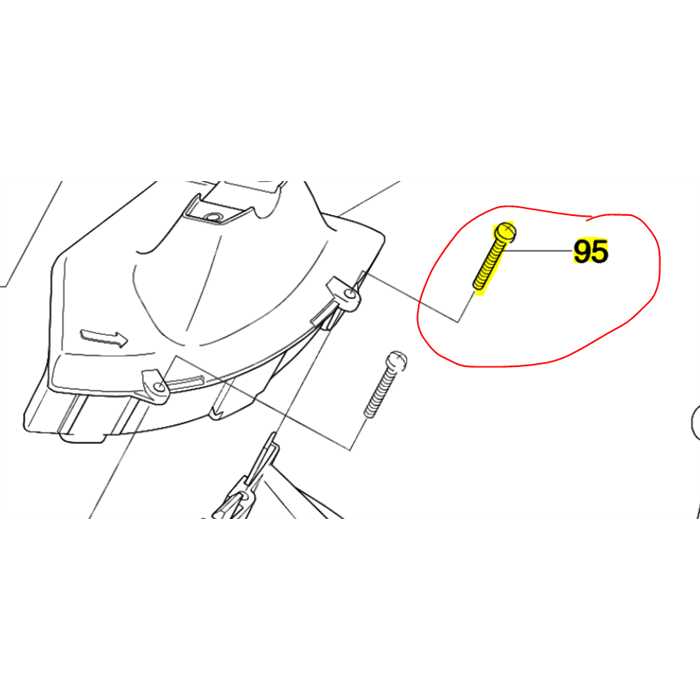 Vis de garand supérieur Makita em2600u, 00000146, DA00000146