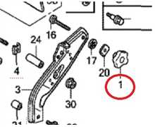 Vis de manche m8x43 HRX537, 90102-VH7-000