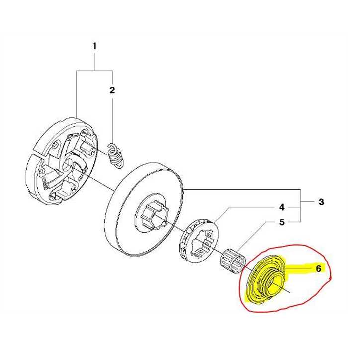 Vis entrainement de pompe a huile HUSQVARNA 562XP, 577548101, 5775481.01