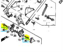 Vis ergot fixation bas manche HONDA HR216, 90101-VA5-020