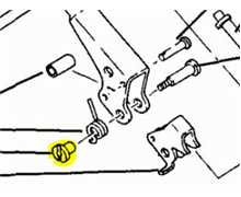 Vis frein de chaine Shindaiwa 757 488 575, V263000300, 72231-54590, 7223154590, 22175-54590, 2217554590