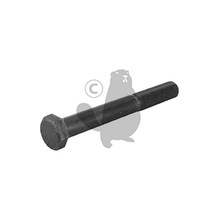 Vis hexagonale STIGA de fixation de poulie sur moteur autoportée 3/8 9 52 mm 24G. Longueur 75 mm. Or, 6400008, 640-0008