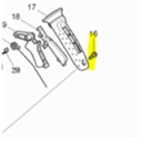 Vis torx m5.5x20 Dolmar PS6400-PS7300-PS7900, 3240890391674, 266475-5, 266475