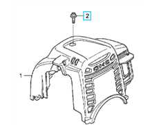 Vis de capot moteur débroussailleuse HONDA UMK425 UMK435, 90015-Z0H-003