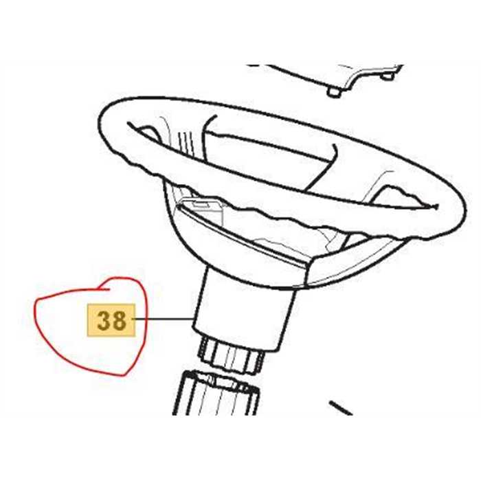 Volant Castelgarden XF140HD - Colombia F72H, 3259612200, 325961220/0