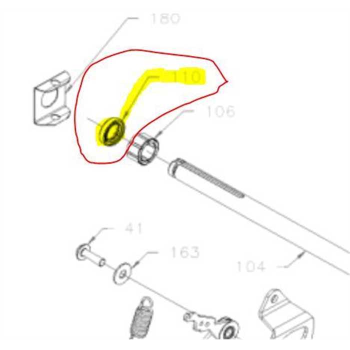 Bourrage axe sortie de boite K55 ETESIA MKHP3-MKHP4, 28907, ET28907