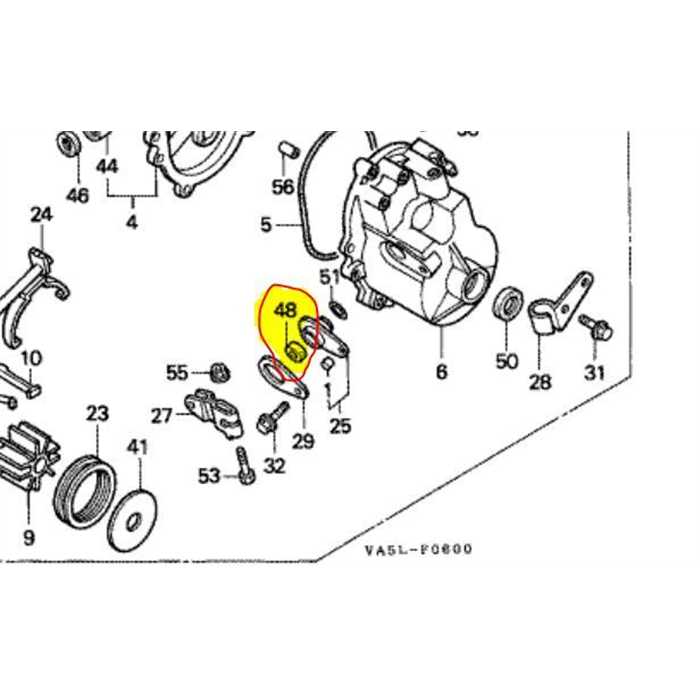 Bourrage de boite HONDA 8 x 16 x 6, 91203VA3J01, 91203-VA3-J01