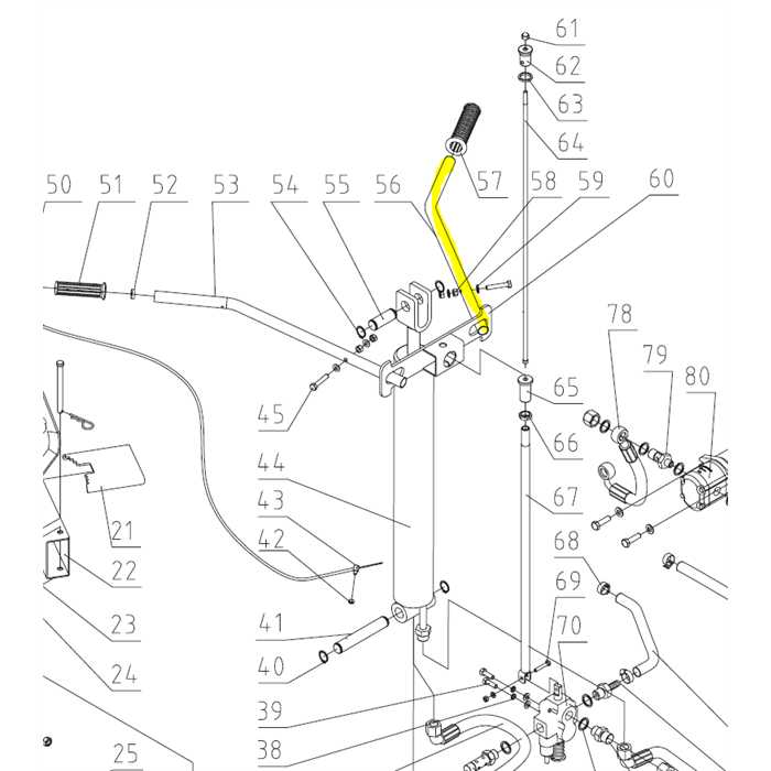 Bras gauche fendeuse GTM, 070020056, MZLS070023003, 070023003, MZLS070020056