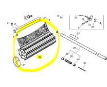 Brosse de rechange ECHO multifonction kit de 2, P021-007010, P021007010