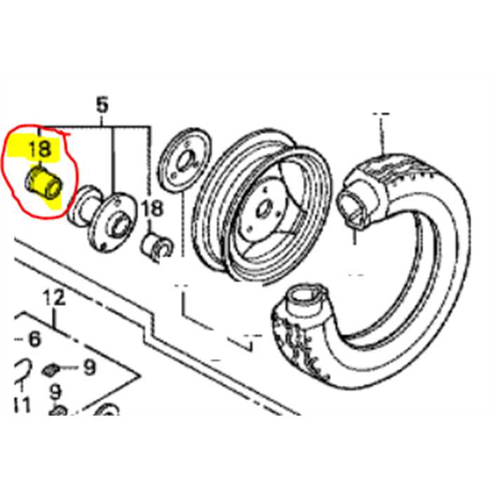 Buselure de roue UM2160-um17, 42756VA7003, 42756-VA7-000