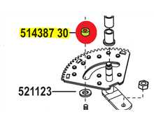 Buselure crémaillère de direction ALKO t92-102hd, 51438730