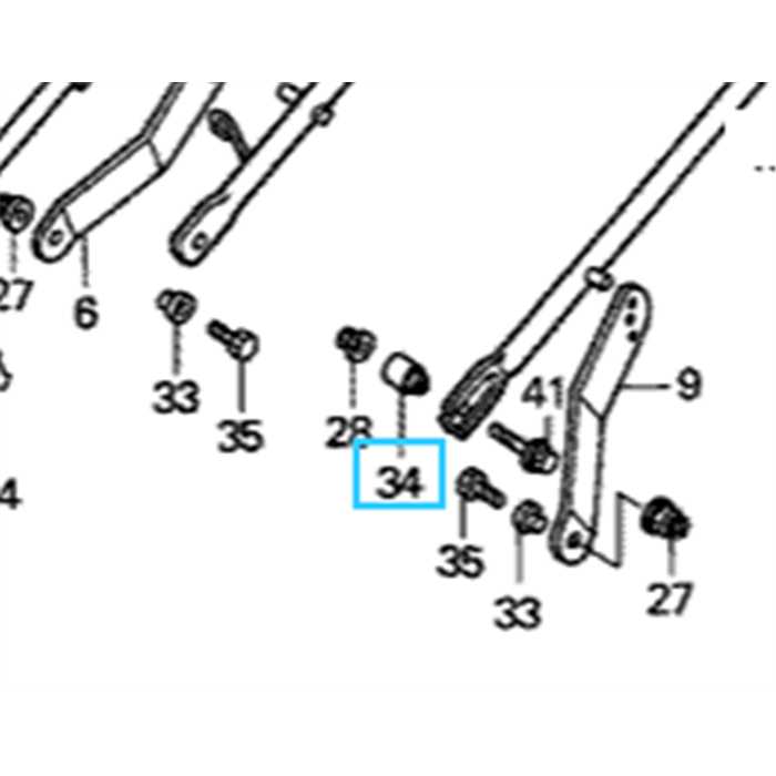 Buselure manche HRD, 91552-VF0-000