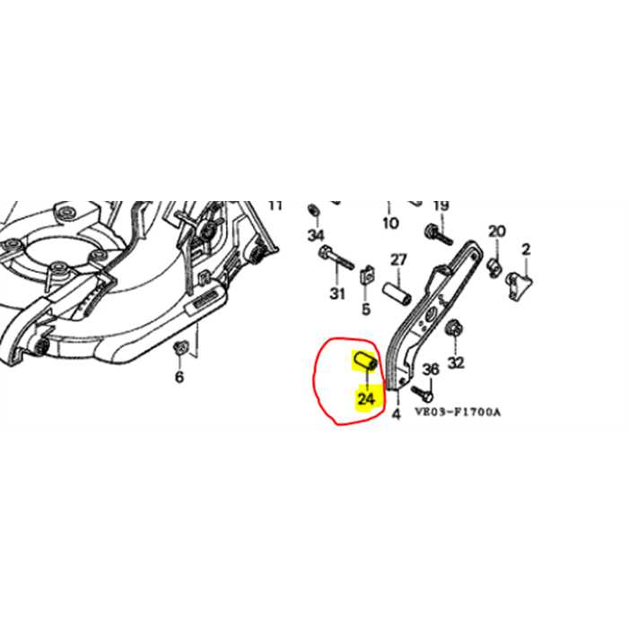 Buselure de manche inférieur 12.7x78 HR475-HRB476, 91552VE0010, 91552-VE0-010