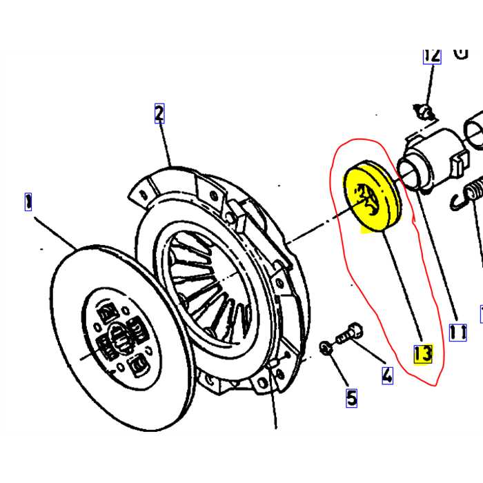 BUTEE D EMBRAYAGE B1200-1400-1500-1600 (INT 40 EXT 63.5 EP 16MM ), 3715014820, 37150-1482-0