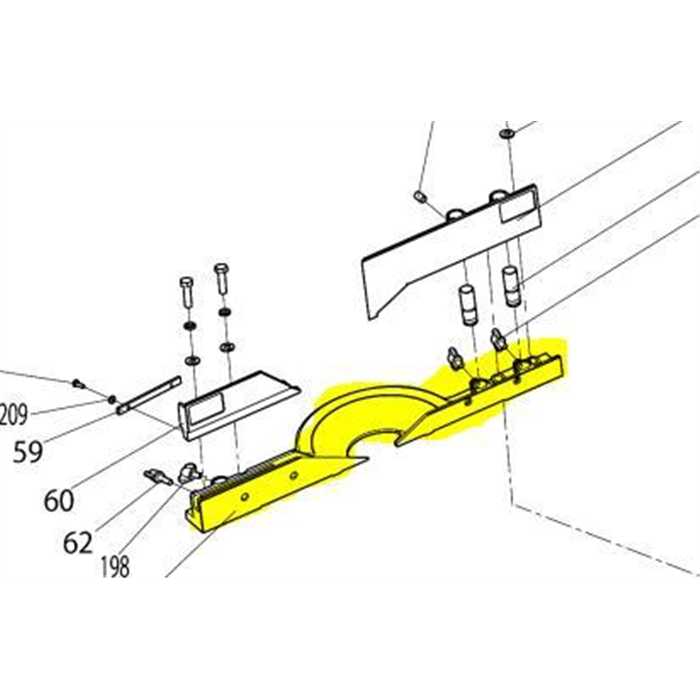 Butée planche pour scie makita ls1018l, JM23100059