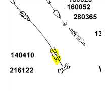 Ressort pour Roques et Lecoeur rl1400, RL140410, RL140409