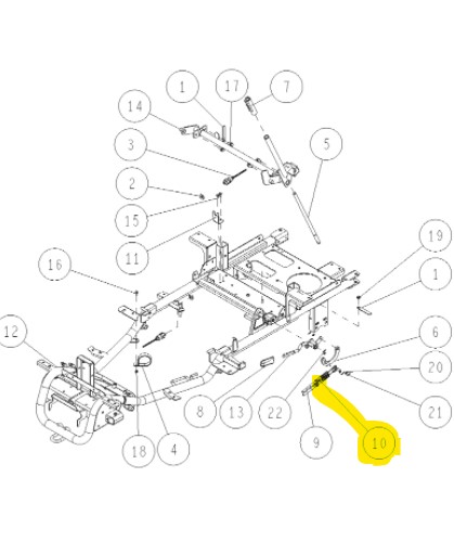 Cable embrayage ETESIA AK88 - AV95 - AV98, ET-44093, ET44093, 44093