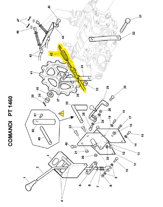 040136 cavo freno 1460 / cavo tendicinghia 1600, 40136, AC40136, 040136, 5455550008517