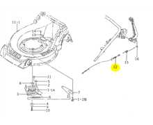 Cable de rotostop ISEKI SW521, 250021000420, 2500-210-004-20, 2500.210.0042.0