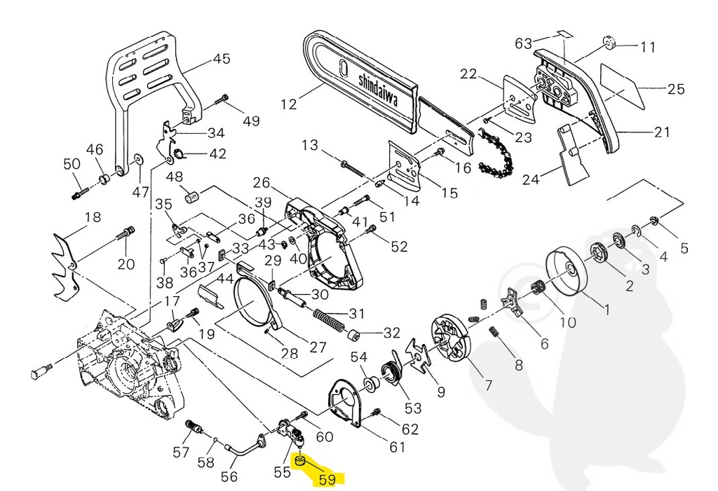 Filtre de pompe a huile 757